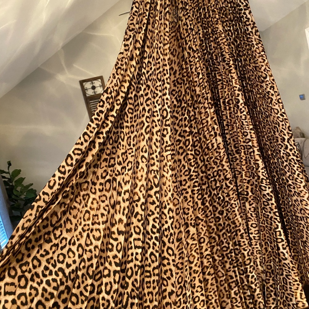 Chico’s leopard maxi skirt brand new